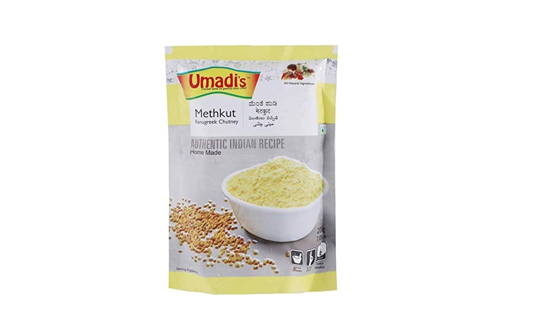 Umadi's Methkut Fenugreek Chutney    Pack  200 grams
